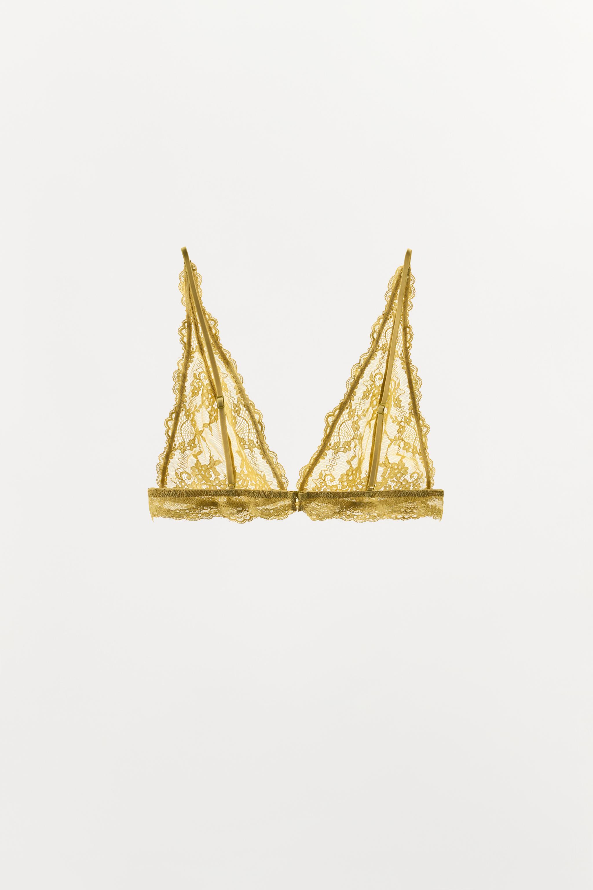 SOUTIEN-GORGE TRIANGLE EN DENTELLE